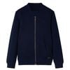 vidaXL Sudadera infantil con cremallera azul marino 92