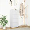 vidaXL Aparador blanco 37,5x35x99 cm madera de ingenier&iacute;a