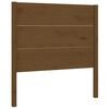 vidaXL Cabecero madera maciza de pino marr&oacute;n miel 106x4x100 cm