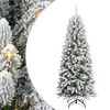 vidaXL Árbol de Navidad artificial 240 cm PVC y Plástico y Acero y PE