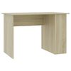 vidaXL Escritorio madera contrachapada color roble Sonoma 110x60x73 cm