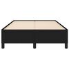 vidaXL Estructura de cama sin colch&oacute;n tela negro 120x200 cm