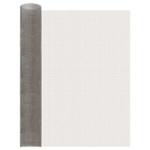 vidaXL Pantalla de malla 80 x 1000 cm 3 Mesh Acero Inoxidable 201