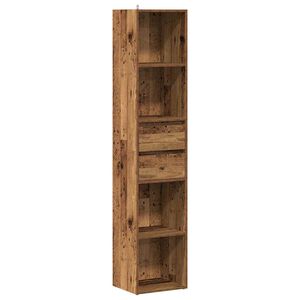 vidaXL Estanter&iacute;a madera contrachapada madera vieja 36x30x171 cm