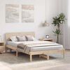 vidaXL Estructura de cama Natural 120 x 190 cm Madera de pino macizo