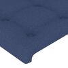 vidaXL Cama box spring con colch&oacute;n tela azul 160x200 cm