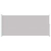 vidaXL Toldo lateral retr&aacute;ctil para patio gris 220x500 cm