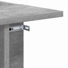 vidaXL Mesa Auxiliar Gris Concreto 35 x 40 x 55 cm