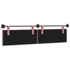 vidaXL Cabecera Colgante Rosa 210 x 55 x 7 cm Terciopelo
