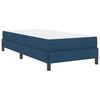 vidaXL Cama tipo Box Spring con colch&oacute;n Azul 90 x 200 cm tela
