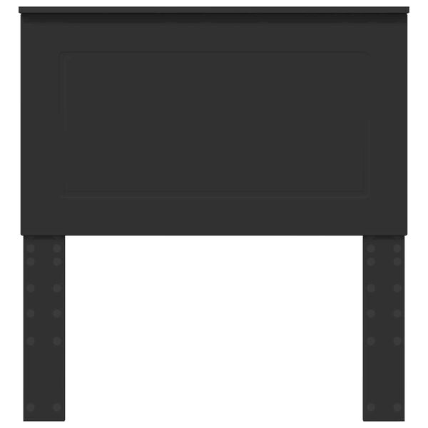 vidaXL Cabecero Roble Negro 80 cm Madera contrachapada