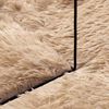 vidaXL Alfombra peluda de pelo largo NAVARRA beige 240x240cm poli&eacute;ster