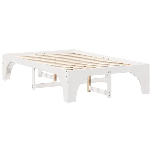 vidaXL Estructura de cama 120 x 200 cm Madera de pino macizo