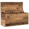 vidaXL Caja de Almacenamiento Madera envejecida 100 x 42 x 46 cm