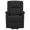 vidaXL Sill&oacute;n elevable tela negro