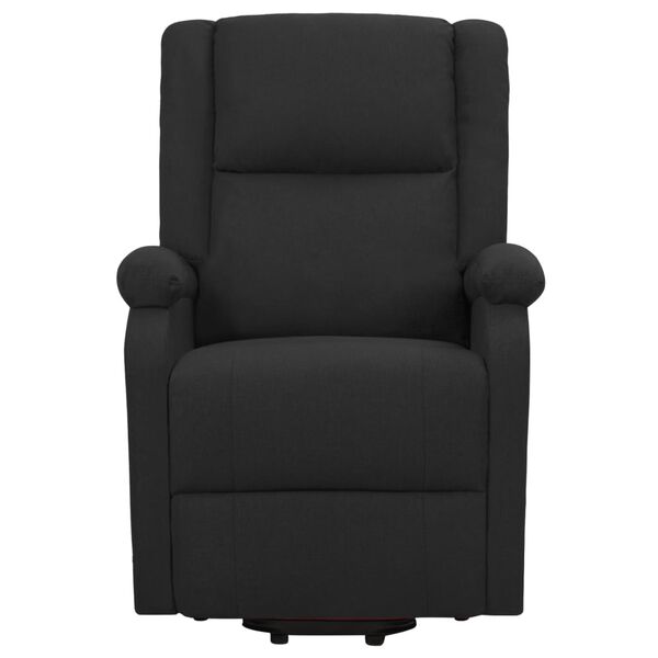 vidaXL Sill&oacute;n elevable tela negro