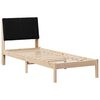 vidaXL Estructura de cama Marrón 80 x 200 cm Madera de pino macizo