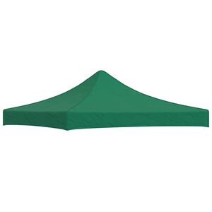 vidaXL Techo de carpa para celebraciones verde 3x3 m 270 g/m&sup2;