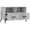 vidaXL Mueble para TV madera contrachapada gris hormigón 80x36x50 cm