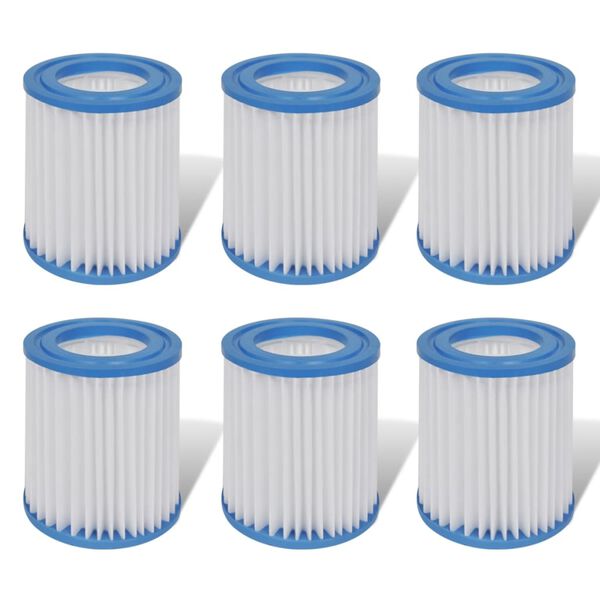 Filtro De Reemplazo Para Filtro De Bomba De 300 Gal/H - 6 Piezas
