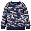 vidaXL Sudadera infantil azul marino 116