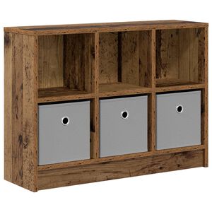 vidaXL Aparador con caj&oacute;n Madera vieja 73,5 x 22,5 x 53,5 cm