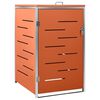 vidaXL Cobertizo para un contenedor basura acero 69x77,5x115 cm