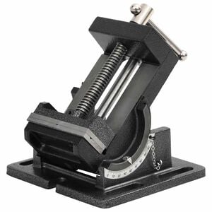 vidaXL Tornillo de banco inclinable manual 110 mm