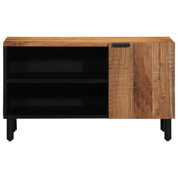 vidaXL Unidades de TV Madera de Acacia S&oacute;lida 80 x 31,5 x 46 cm