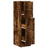 vidaXL Armario botiqu&iacute;n madera ingenier&iacute;a roble ahumado 30x41x118 cm