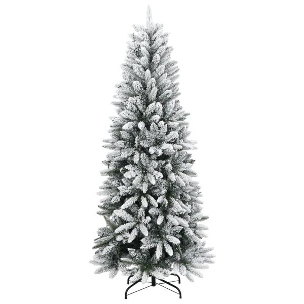 vidaXL &Aacute;rbol de Navidad artificial con 300 LEDs y nieve flocada 240 cm