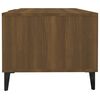 vidaXL Mesa de centro madera contrachapada marr&oacute;n roble 102x50x40 cm