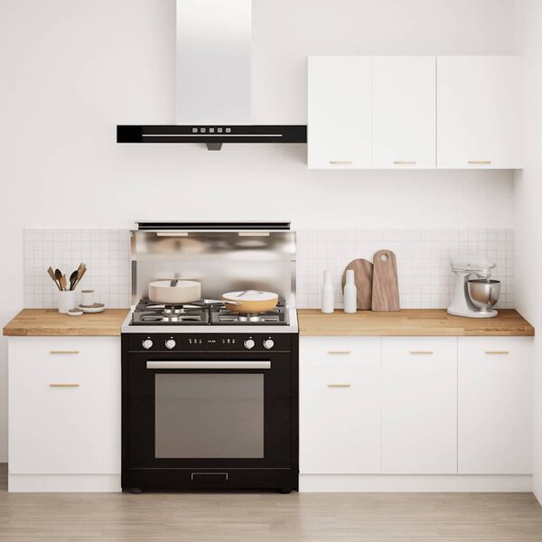 vidaXL Encimera de cocina rectangular madera maciza roble