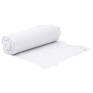 vidaXL Membrana geotextil fibra de poli&eacute;ster blanco 1x10 m