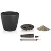 LECHUZA Macetero Classico Color 35 ALL-IN-ONE gris pizarra 13224