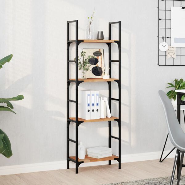 vidaXL Estantes flotantes 3 uds madera acacia acabado aceite 60x20x2cm