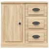 vidaXL Aparador de madera contrachapada roble Sonoma 70x35,5x67,5 cm