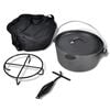 vidaXL Olla holand&eacute;s incluye accesorios, 4,2 L