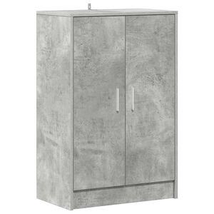 vidaXL Zapateros 60 x 35 x 92 cm Gris Hormig&oacute;n Zapatos
