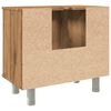 vidaXL Armario de ba&ntilde;o madera contrachapada roble artisan 60x32x53,5cm