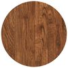 vidaXL Encimera &Oslash; 30 x 4 cm Redondo Madera de Roble S&oacute;lido
