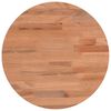 vidaXL Tablero redondo de madera maciza de haya &Oslash;30x1,5 cm