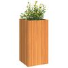 vidaXL Jardinera de madera maciza de acacia 45x45x90 cm