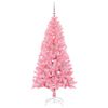 vidaXL &Aacute;rbol de Navidad con 150 LED con soporte Rosa 150 cm PVC