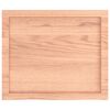 vidaXL Estante pared madera roble tratada marrón claro 60x50x(2-4) cm