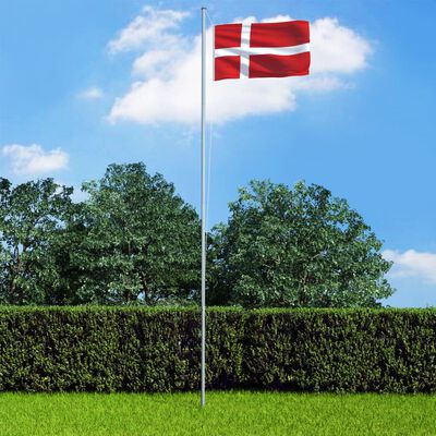 vidaXL Bandera de Dinamarca 90x150 cm