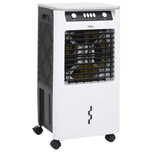 vidaXL Enfriador de aire m&oacute;vil 3 en 1 blanco negro 73x38x30,5 cm 80 W
