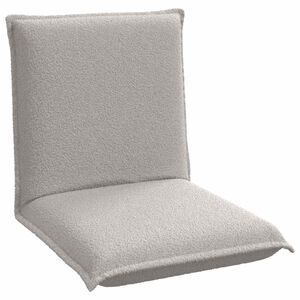 vidaXL Sill&oacute;n ajustable Gris Claro Tela de Oveja