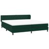 vidaXL Cama box spring con colchones terciopelo verde oscuro 180x210cm
