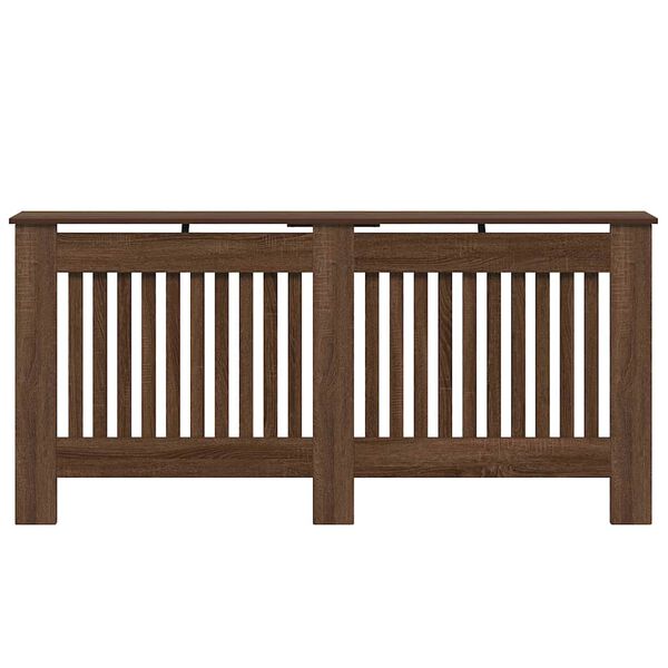 vidaXL Cubierta de Radiador Marrón roble 172x19x81,5cm